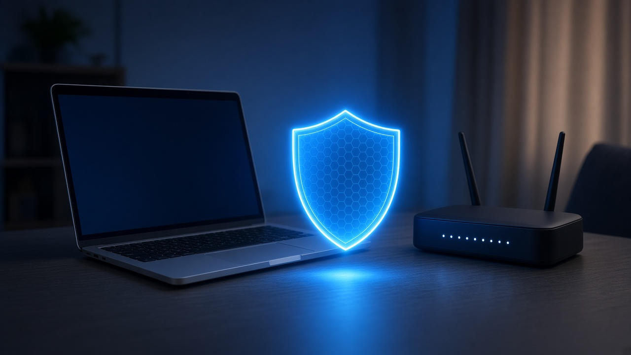 Globe with secure tunnel path suggesting encrypted VPN routing